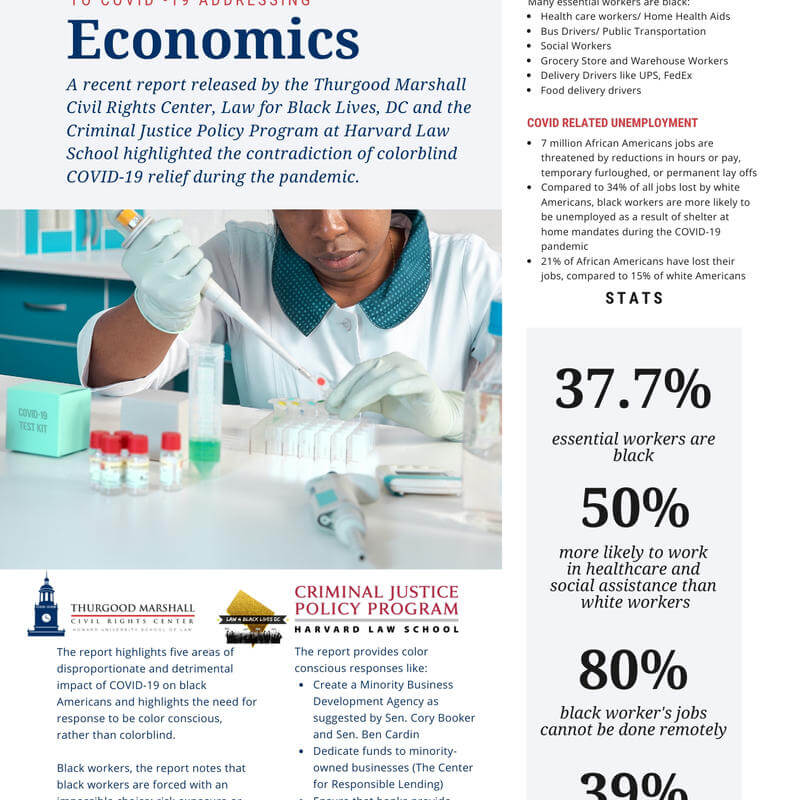 Economics One Pager for COVID 19 Report