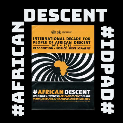 African Descent Social Media Card